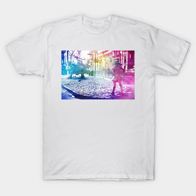 Fearless Girl (Watercolor) T-Shirt by goldstreet